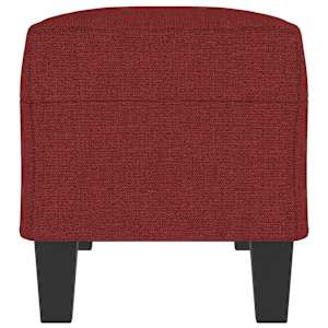 Lavice vínová 100 x 35 x 41 cm textil - obrázek 4