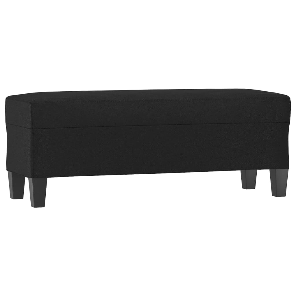 vidaXL Lavice černá 100x35x41 cm umělá kůže