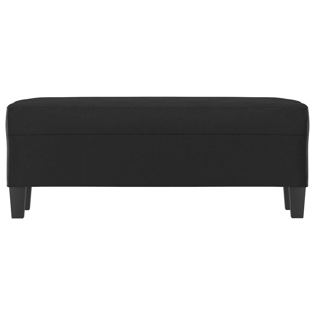 vidaXL Bankje 100x35x41 cm kunstleer zwart afbeelding