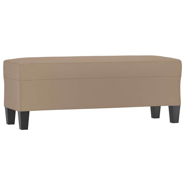 vidaXL pink, cappuccino, 100 x 35 x 41 cm, kunstnahk
