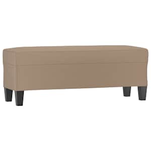 Lavice cappuccino 100x35x41 cm umělá kůže - obrázek 2