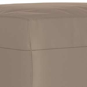 Lavice taupe 100 x 35 x 41 cm tkanina z mikrovlákna - obrázek 5
