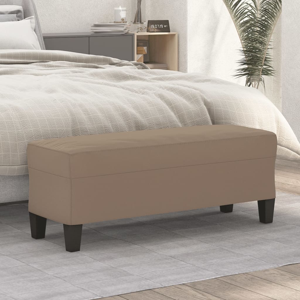 Klop taupe 100x35x41 cm tkanina iz mikrovlaken