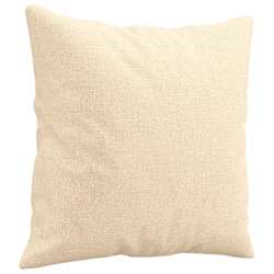 vidaXL Sierkussens 2 st 40x40 cm stof cr&egrave;mekleurig