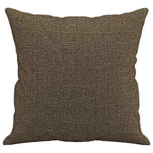 Dekorační polštáře 2 ks hnědé 40 x 40 cm textil - obrázek 4