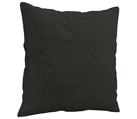 vidaXL Throw Pillows 2 pcs Black 40x40 cm Fabric