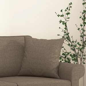 Dekorační polštáře 2 ks taupe 40 x 40 cm textil - obrázek 5