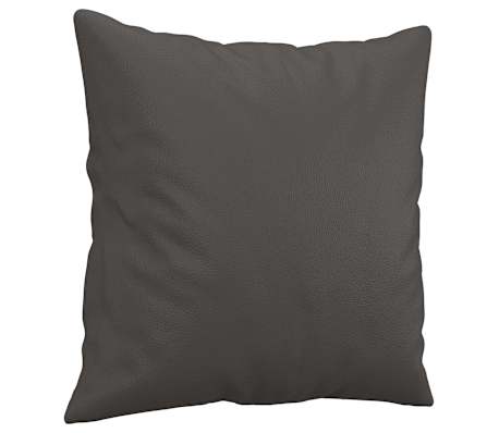 vidaXL 2 db sz&uuml;rke műbőr d&iacute;szp&aacute;rna 40 x 40 cm