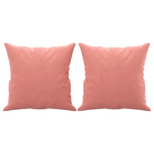 vidaXL dekoratiivpadjad 2 tk, roosa, 40 x 40 cm, samet