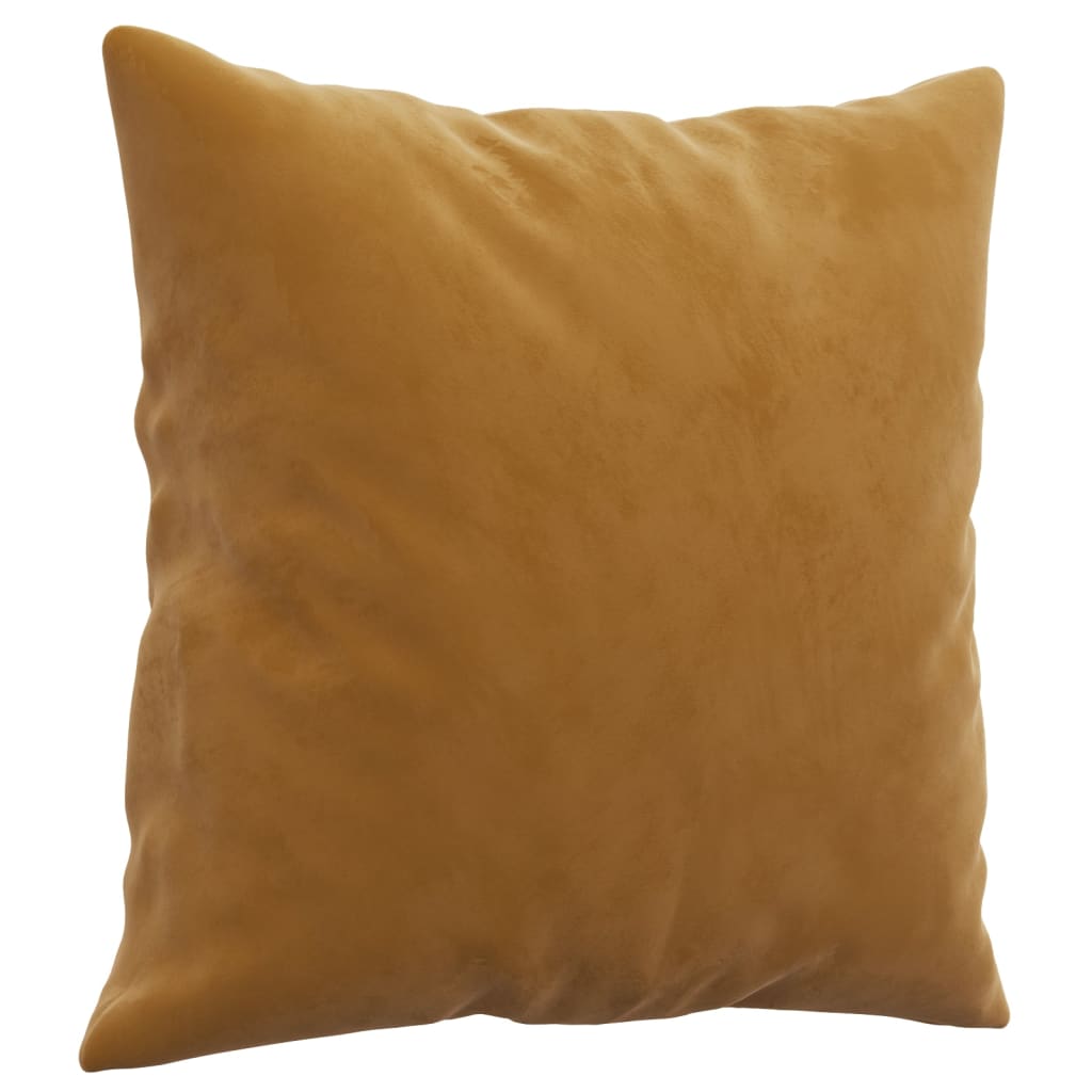 vidaXL Perne decorative, 2 buc., maro, 40x40 cm, catifea
