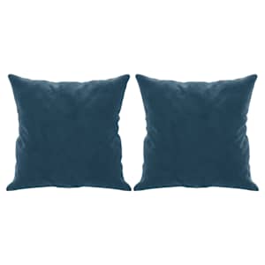 vidaXL dekoratiivpadjad 2 tk, sinine, 40 x 40 cm, samet