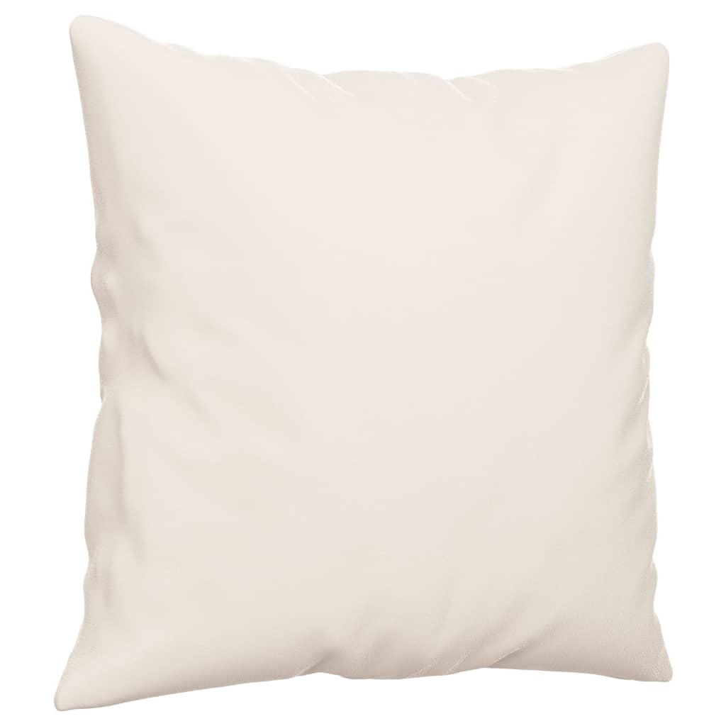 vidaXL Sierkussens 2 st 40x40 cm microvezelstof beige afbeelding