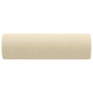 Dekorační polštáře 2 ks krémové Ø 15 x 50 cm textil - obrázek 4