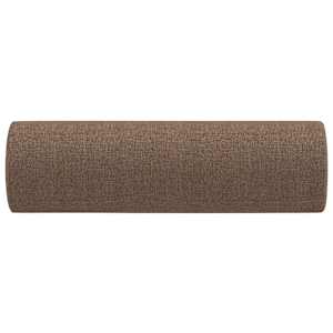 Dekorační polštáře 2 ks hnědé Ø 15 x 50 cm textil - obrázek 4