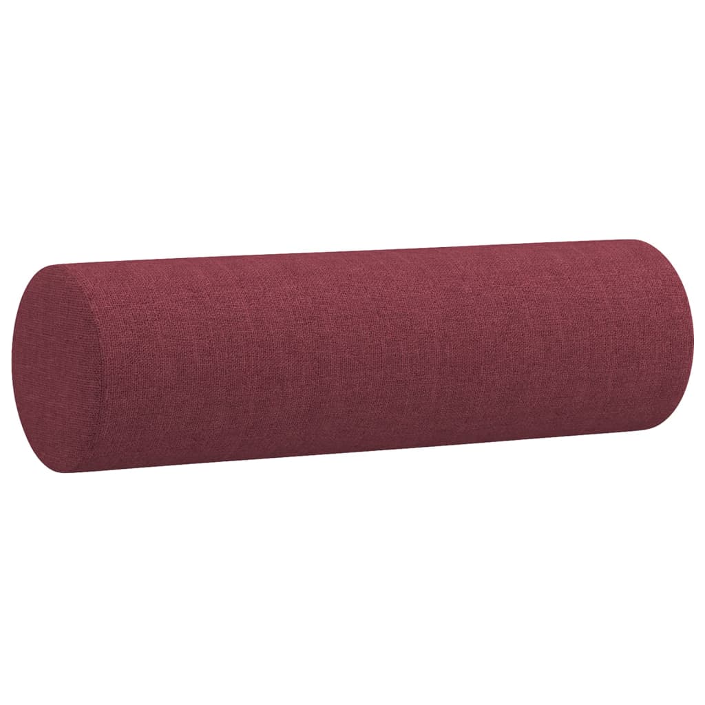 vidaXL Sierkussens 2 st 15x50 cm stof wijnrood afbeelding