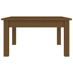 vidaXL Salongbord honningbrun 55x55x30 cm heltre furu
