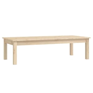 Konferenční stolek 110 x 50 x 30 cm masivní borové dřevo - obrázek 2