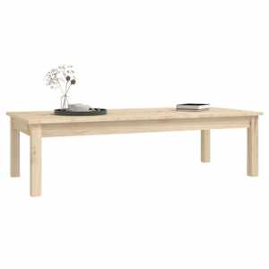 Konferenční stolek 110 x 50 x 30 cm masivní borové dřevo - obrázek 6