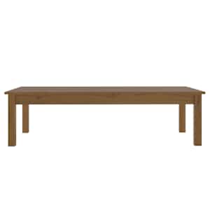 vidaXL Τραπεζάκι Σαλονιού Καφέ Μελί 110x50x30 εκ. Μασίφ Ξύλο Πεύκου