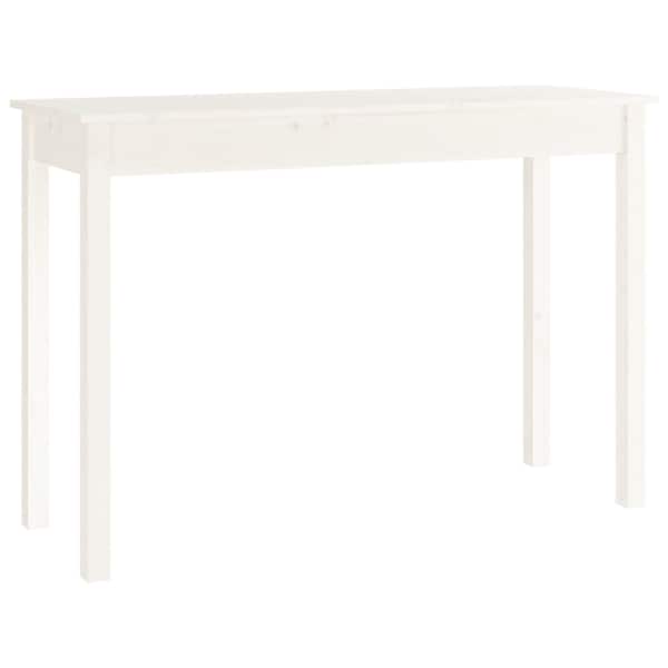 vidaXL konsoollaud, valge, 110 x 40 x 75 cm, m&auml;nnipuit