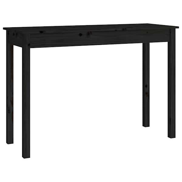 vidaXL konsoollaud, must, 110x40x75 cm, m&auml;nnipuit
