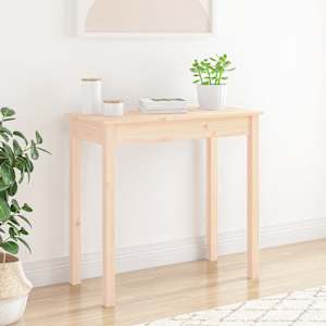 Konzolna mizica 80x40x75 cm trdna borovina