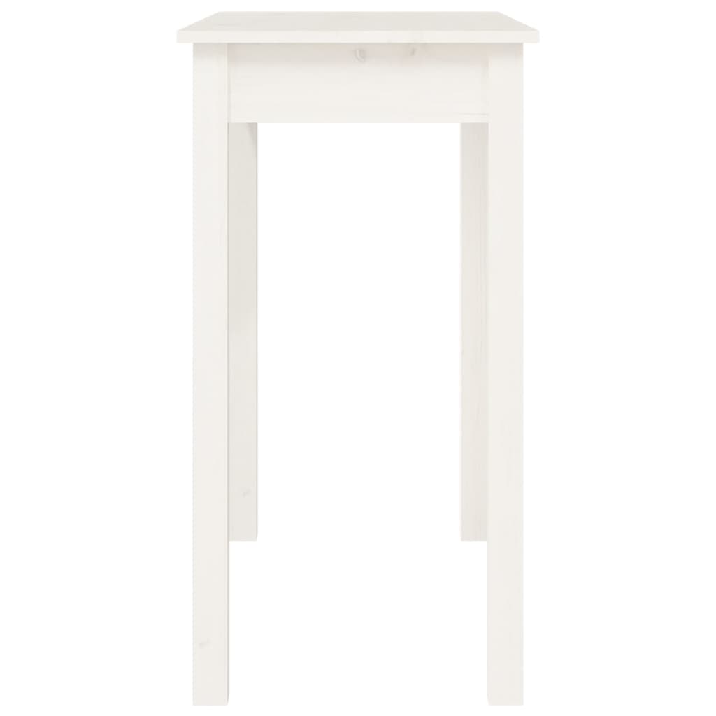 Konsolentisch Weiß 80x40x75 cm Massivholz Kiefer | Stepinfit.de