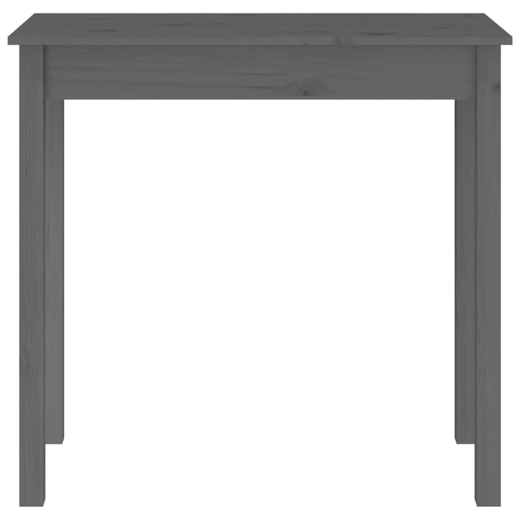  Konzolový stolík sivý 80x40x75 cm masívne borovicové drevo