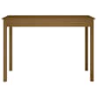 Mesa De Comedor De Pino Macizo - 55x55x75 Cm, Color Blanco, Estilo Rústico, Ideal Para Cocina, Comedor O Café