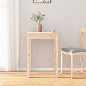 Jídelní stůl 55 x 55 x 75 cm masivní borové dřevo - obrázek 1