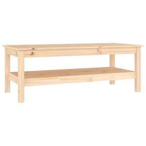 Konferenční stolek 110x50x40 cm masivní borové dřevo - obrázek 2