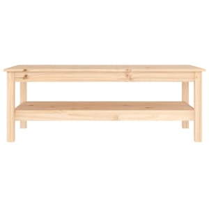 Konferenční stolek 110x50x40 cm masivní borové dřevo - obrázek 3