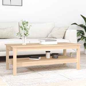 Konferenční stolek 110x50x40 cm masivní borové dřevo - obrázek 1