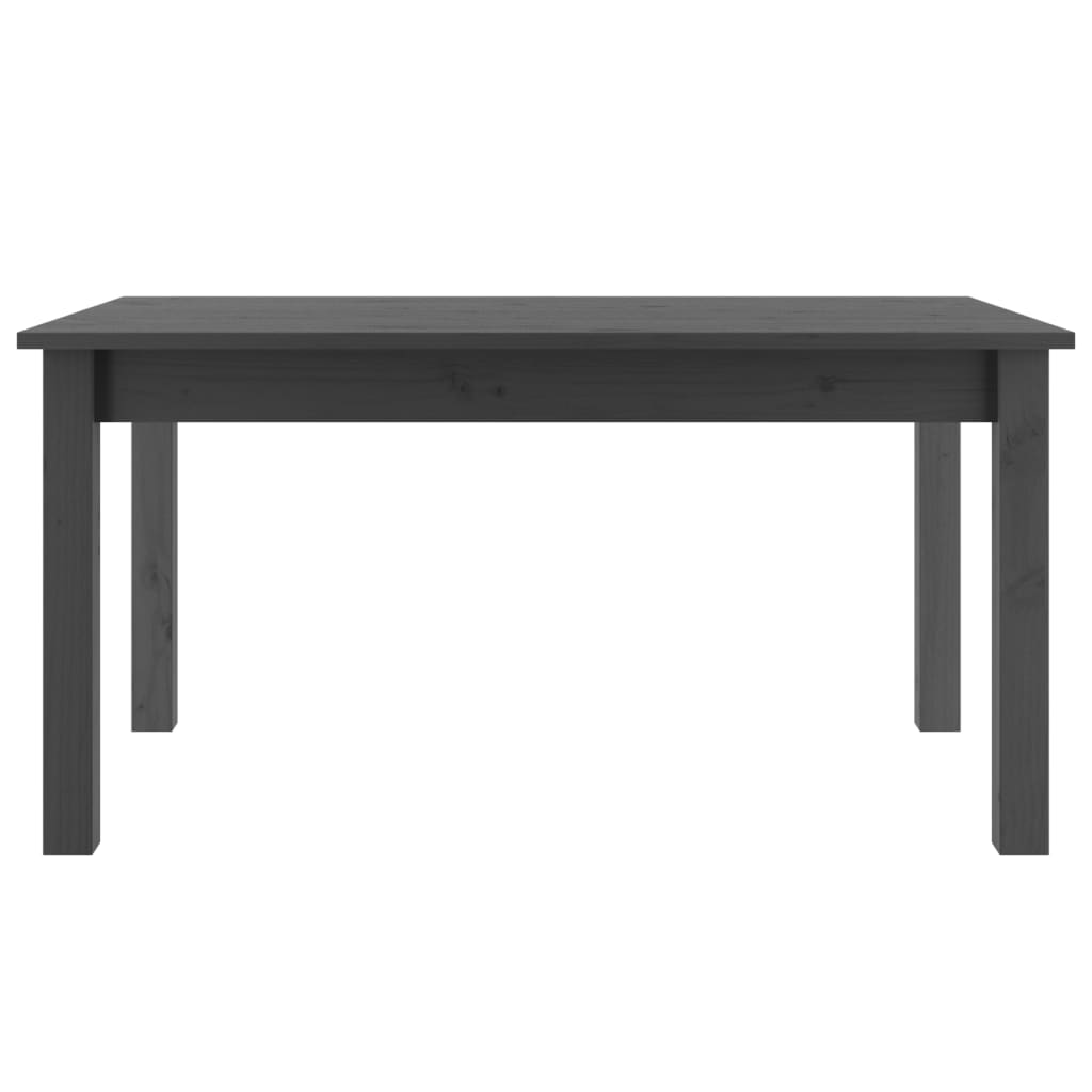 Thumbnail - vidaXL Couchtisch Grau 80x50x40 cm Massivholz Kiefer