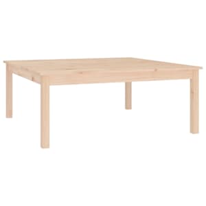 Konferenční stolek 100 x 100 x 40 cm masivní borové dřevo - obrázek 2