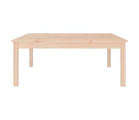 vidaXL Table basse 100x100x40 cm Bois massif de pin