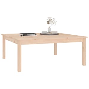 Konferenční stolek 100 x 100 x 40 cm masivní borové dřevo - obrázek 5