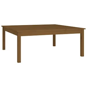 Konferenční stolek medově hnědý 100x100x40 cm masivní borovice - obrázek 2