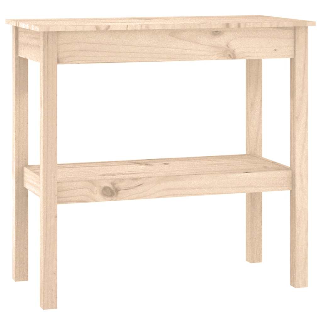 vidaXL Konzolový stolek 80 x 40 x 75 cm masivní borové dřevo