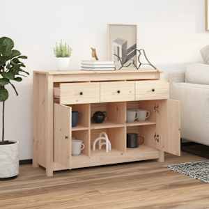 vidaXL Buffet 100x35x74,5 cm Bois massif de pin