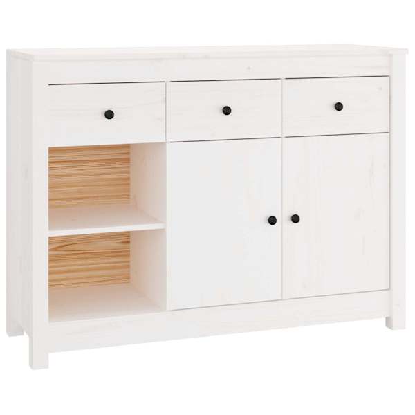 vidaXL puhvetkapp, valge, 100 x 35 x 74cm, t&auml;ism&auml;nnipuit