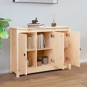 vidaXL Buffet 100x35x74 cm Bois massif de pin