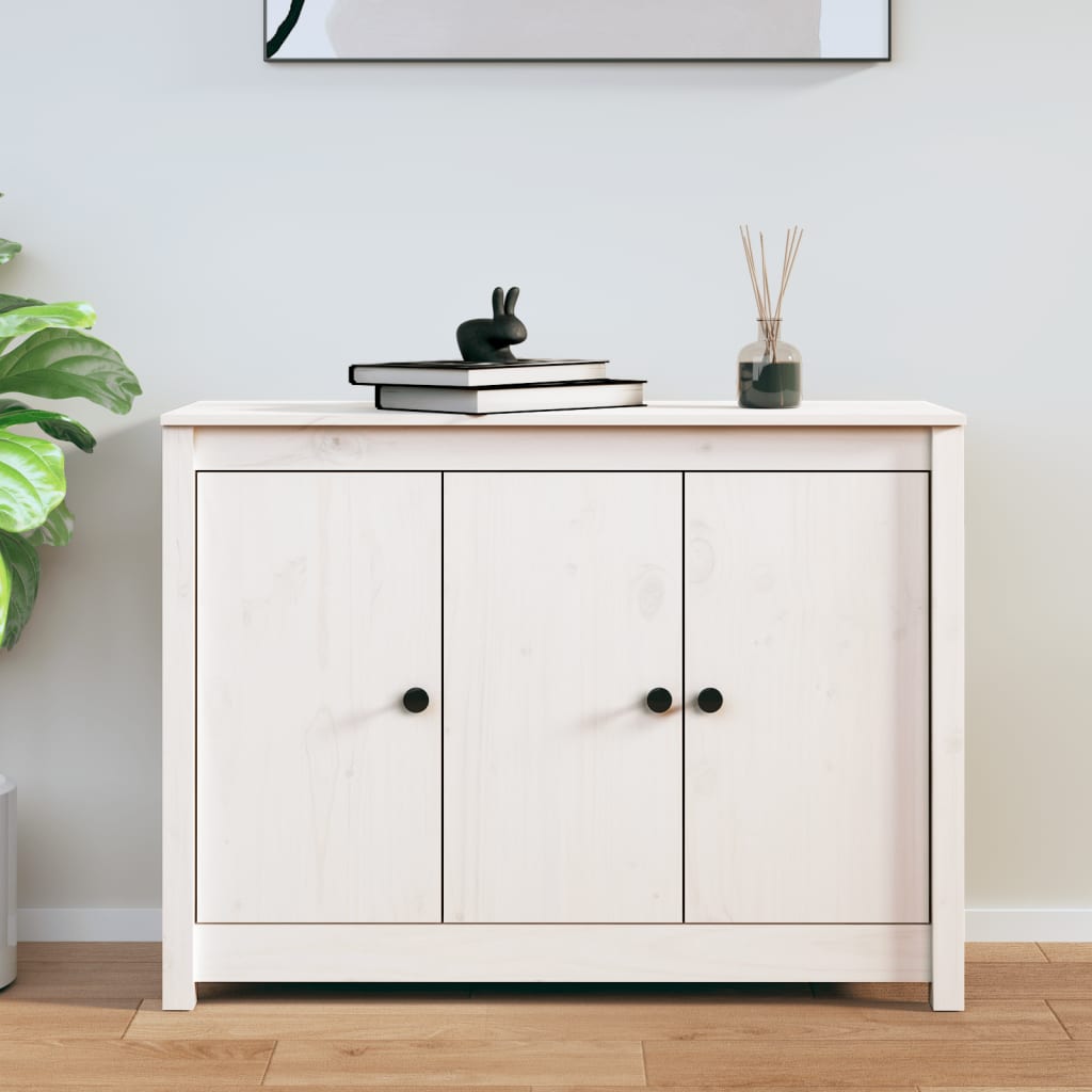 Credenza bassa,Armadietto,Mobile da Cucina Bianca 89x40x116,5 cm