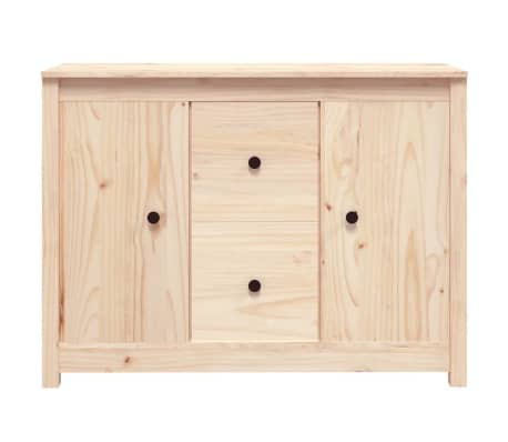 vidaXL Skjenk 100x35x74 cm heltre furu