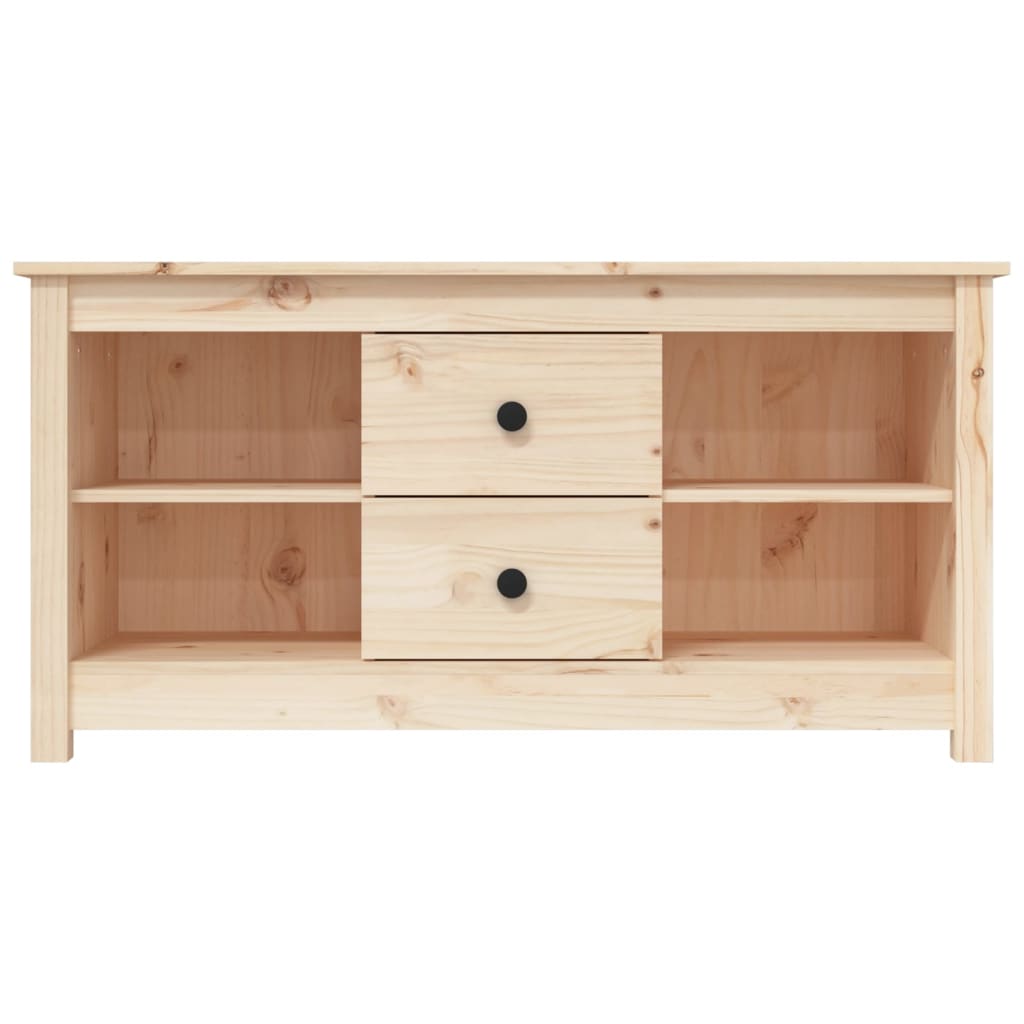vidaXL Tv-meubel 103x36,5x52 cm massief grenenhout afbeelding