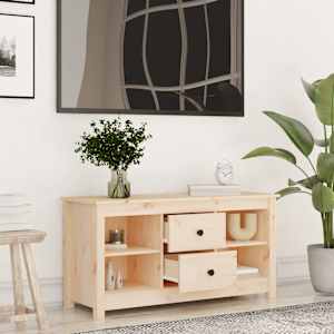TV skříňka 103 x 36,5 x 52 cm masivní borové dřevo - obrázek 6