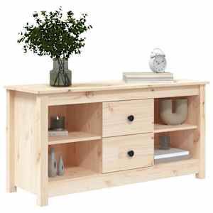 TV skříňka 103 x 36,5 x 52 cm masivní borové dřevo - obrázek 7