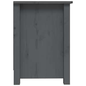 TV skříňka šedá 103 x 36,5 x 52 cm masivní borové dřevo - obrázek 5