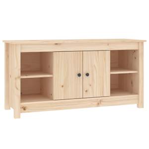 TV skříňka 103 x 36,5 x 52 cm masivní borové dřevo - obrázek 2