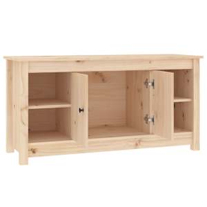 TV skříňka 103 x 36,5 x 52 cm masivní borové dřevo - obrázek 4